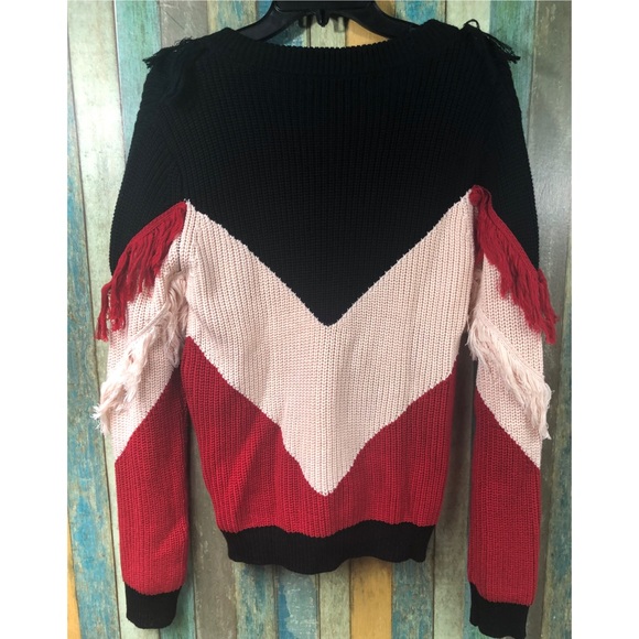 English Factory Rogue Fringe Sweater - Picture 3 of 4